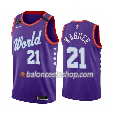 Camiseta Hombre NBA Washington Wizards Moritz Wagner 21 Nike 2020 Rising Star Swingman